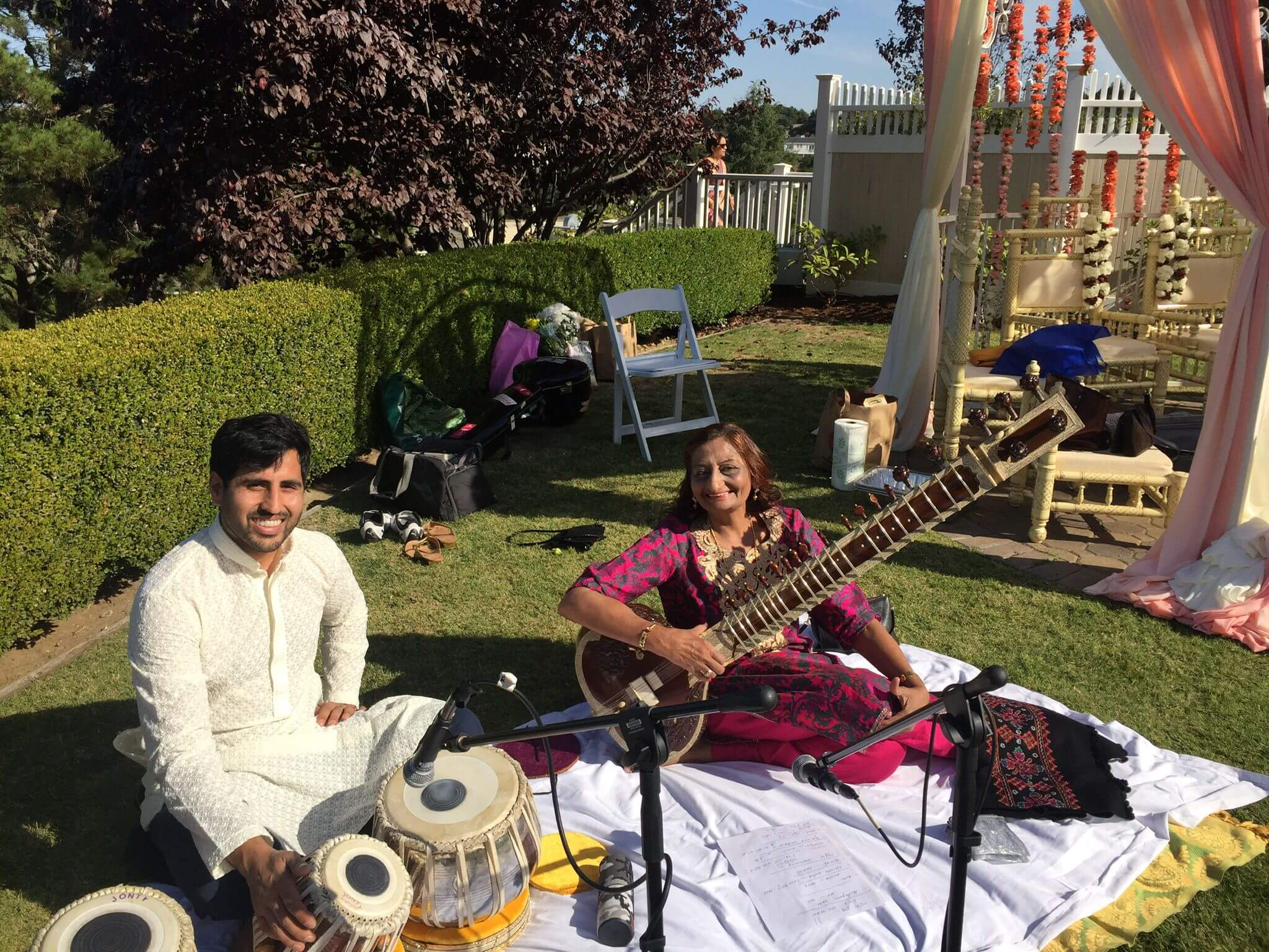 Palo Alto Polo ground .,A.live performance